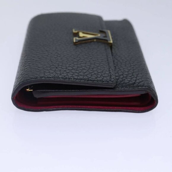 LOUIS VUITTON Portefeuille Capucines Compact Wallet Black - Picture 7 of 15